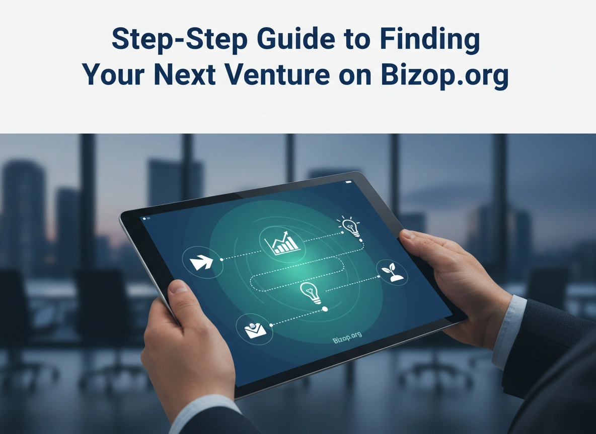 Step-by-Step Guide to Finding Your Next Venture on Bizop.org
