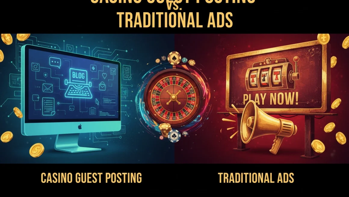 Casino Guest Posting vs. Traditional Ads