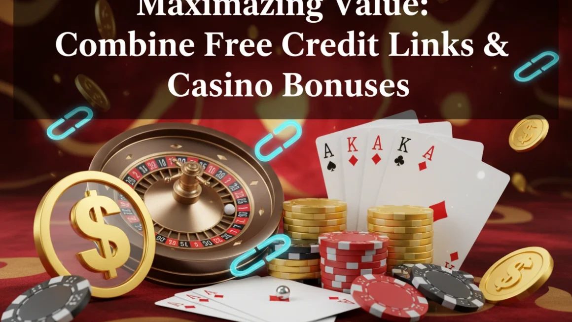 Maximizing Value: Combine Free Credit Links & Casino Bonuses